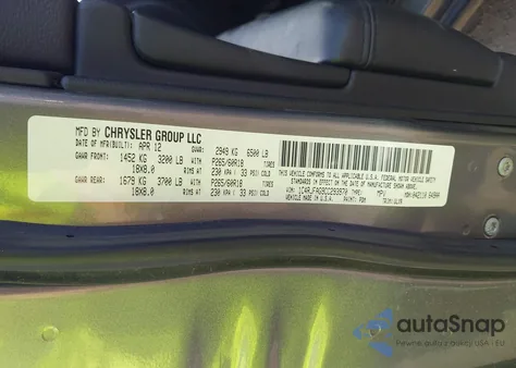 2012 Jeep Grand Cherokee Laredo from USA, damaged, VIN 1C4RJFAG9CC293970